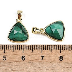 Natural Malachite Pendants&nbsp;G-O176L-14G