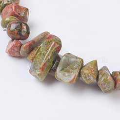 Natural Unakite Stretch Bracelets&nbsp;BJEW-JB03681-02