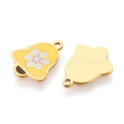 304 Stainless Steel Enamel Charms&nbsp;STAS-T065-58G-01