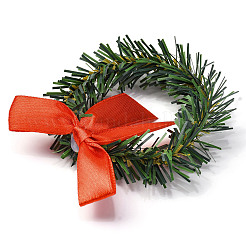 Christmas Theme Iron Napkin Rings&nbsp;AJEW-G062-01B