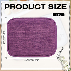 1Pc Potatble Nylon Jewelry Organizer Zipper Bags&nbsp;AJEW-MA0001-64B
