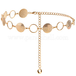 Zinc Alloy with Iron Coin Link Waist Belly Chains for Women&nbsp;FS-WG1FB88-01