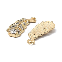 Alloy Rhinestone Pendants&nbsp;FIND-B051-06G
