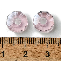 Transparent Electroplate Glass Beads&nbsp;GLAA-K064-10A-PL01
