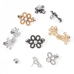 6Pcs 6 Styles Chinese Knot Alloy Adjustable Jean Button Pins&nbsp;FIND-TA0010-51