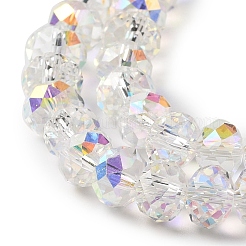 AB Color Plated Transparent Electroplate Beads Strands&nbsp;EGLA-H104-06I