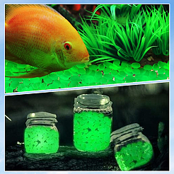 100Pcs Luminous Resin Beads Display Decoration&nbsp;RESI-SP0001-47B