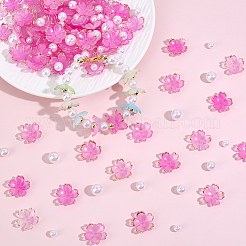 120Pcs Acrylic Bead Caps&nbsp;OACR-PA0002-13A