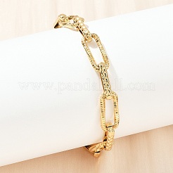 304 Stainless Steel Link Chain Bracelets for Women&nbsp;BJEW-Z143-12G