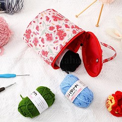 Oxford Zipper Knitting Bucket Bag with Handle&nbsp;PW-WG69279-01