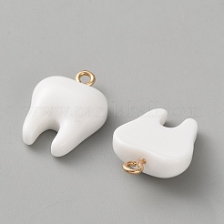 Opaque Resin Pendants&nbsp;RESI-WH20005-16