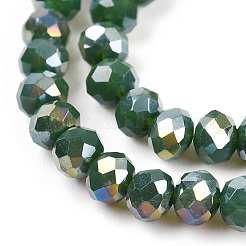 Electroplate Glass Beads Strands&nbsp;EGLA-A034-P4mm-B09
