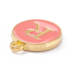Golden Plated Alloy Enamel Charms&nbsp;X-ENAM-Q437-11R