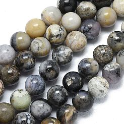 Natural Dendritic Opal Beads Strands&nbsp;G-R494-A23-04A