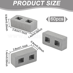 60Pcs Mini Polymer Clay Bricks&nbsp;AJEW-GO0002-31