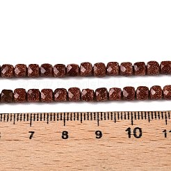 Synthetic Goldstone Beads Strands&nbsp;G-N342-129