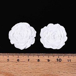 Flower Opaque Resin Cabochons&nbsp;CRES-T025-28C-02