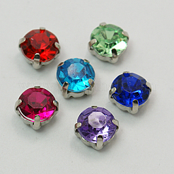 Mixed Sew on Rhinestone&nbsp;X-GACR-D001-6mm-M