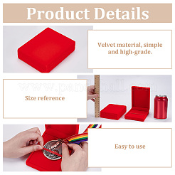 Velvet Medal Gift Box&nbsp;CON-WH0130-01C