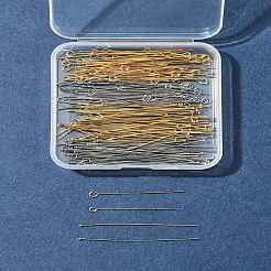 304 Stainless Steel Flat Head Pins & Eye Pins&nbsp;STAS-FS0001-58
