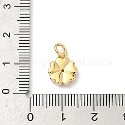 Brass Micro Pave Cubic Zirconia Enamel Pendants&nbsp;KK-H534-11G-01