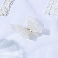 1Pc Double Butterfly Shape Cellulose Acetate(Resin) Claw Hair Clips&nbsp;PHAR-LP0001-07B