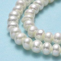 Natural Cultured Freshwater Pearl Beads Strands&nbsp;PEAR-A005-03A-01