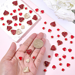 60Pcs 3 Styles Alloy Enamel Charms&nbsp;ENAM-SC0007-64