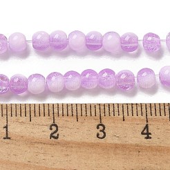 Crackle Glass Beads Strands&nbsp;LS-GLAA-U001-4mm-04