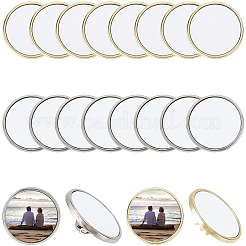 10 Sets Sublimation Blank Brooch Pins&nbsp;FIND-SP0004-08A