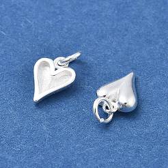 925 Sterling Silver Love Heart Charms&nbsp;STER-D302-10S