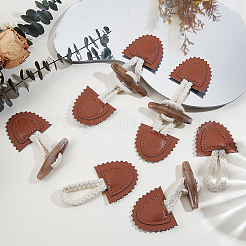8Pcs Resin Buttons&nbsp;BUTT-GF0004-35