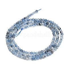 Natural Devil Blue Aquamarine Beads Strands&nbsp;GG-CBA77FB-B06-2mm