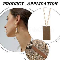 96Pcs 8 Styles Metal Tags&nbsp;KK-ME0001-42