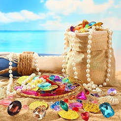 80Pcs 8 Styles Pointed Back Glass Rhinestone Cabochons&nbsp;RGLA-YW0002-08