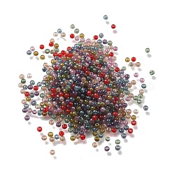 Baking Paint Imitation Jade Glass Seed Beads&nbsp;GLAA-P073-01B