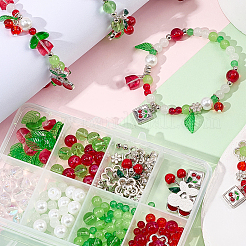 DIY Cherry Bracelet Making Kit&nbsp;DIY-SC0031-17