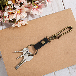 4Pcs Alloy U Shape Belt Hook Keychains&nbsp;KEYC-SC0002-19B