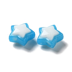 Imitation Jelly Transparent Acrylic Beads&nbsp;SACR-R741-03B