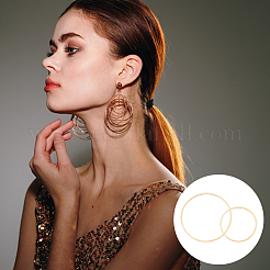 80Pcs 8 Styles Brass Links Rings&nbsp;KK-AN0001-13