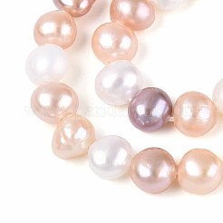 Natural Cultured Freshwater Pearl Beads Strands&nbsp;PEAR-N014-05M-02