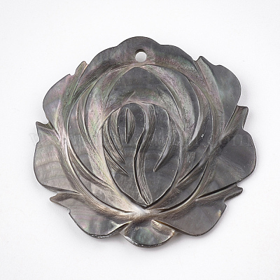 Black Lip Shell Pendants&nbsp;SSHEL-S251-12-1