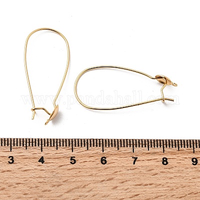 Brass Ear Hooks&nbsp;KK-F916-02G-1