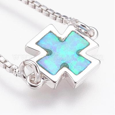 Long-Lasting Plated Adjustable Brass Slider Bracelets&nbsp;BJEW-P165-02A-1