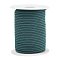 Nylon Braided Cord, Milan Cords Woven Thread for Bracelet Jewelry Making, Cadet Blue, 3mm, about 21.87 yards(20m)/roll