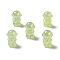 UV Plating Rainbow Iridescent Acrylic Beads, Astronaut, Green Yellow, 20x14x13.5mm, Hole: 3.5mm