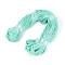 Waxed Cotton Cord, Turquoise, 1mm, about 360yard/bundle(330m/bundle)