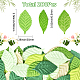 200Pcs Leaf Polyester Ornament Accessories&nbsp;DIY-SP0006-22-2