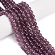 Natural Ruby Beads Strands&nbsp;G-L631-A01-6mm-A-1