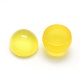 Natural Yellow Agate Cabochons&nbsp;G-P393-R06-4mm-2